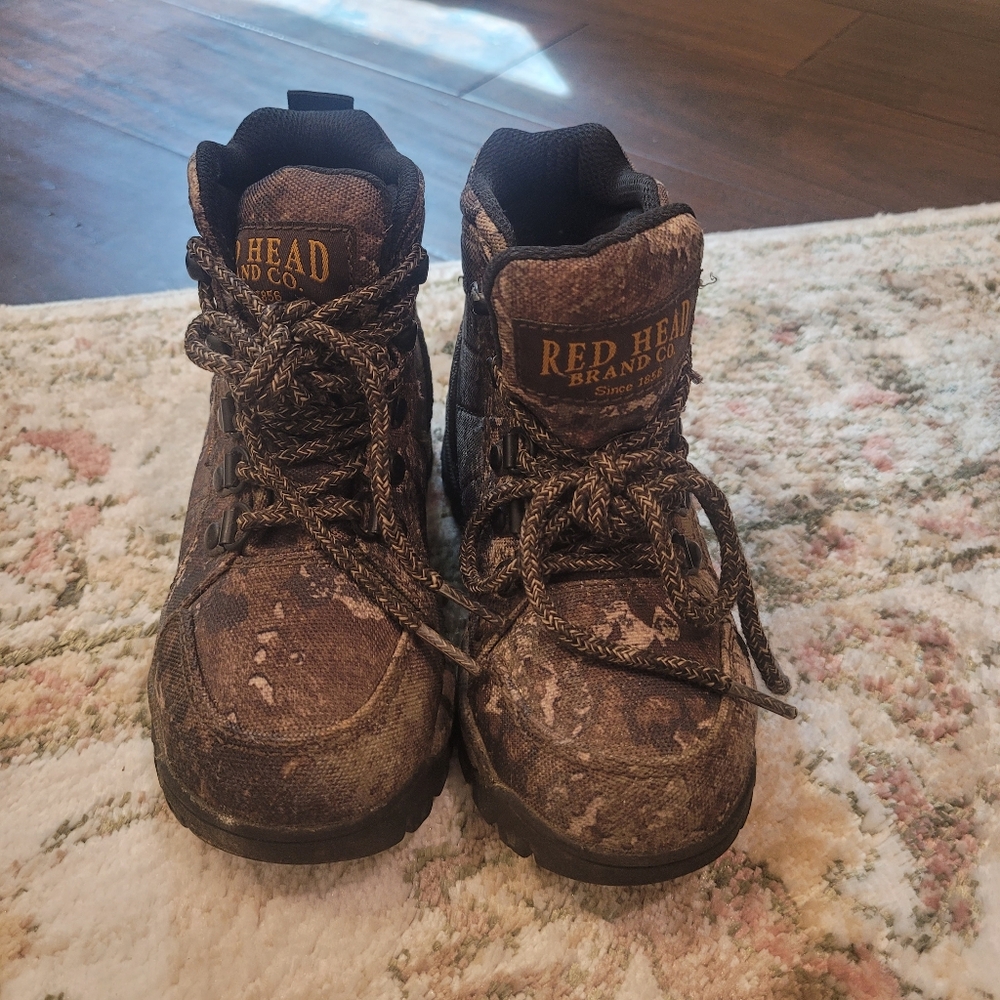Redhead Low Top Waterproof Camo Strata Boots Toddler Size 12
